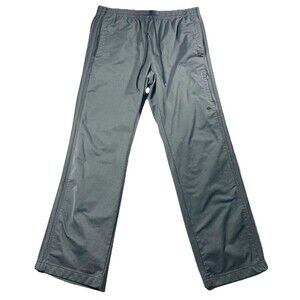 Adidas Track pants Adult XL Gray gym running elastic Waist 36”
